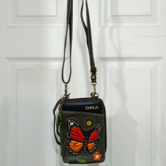 Monarch Butterfly Wallet Crossbody - Picture 3 of 8